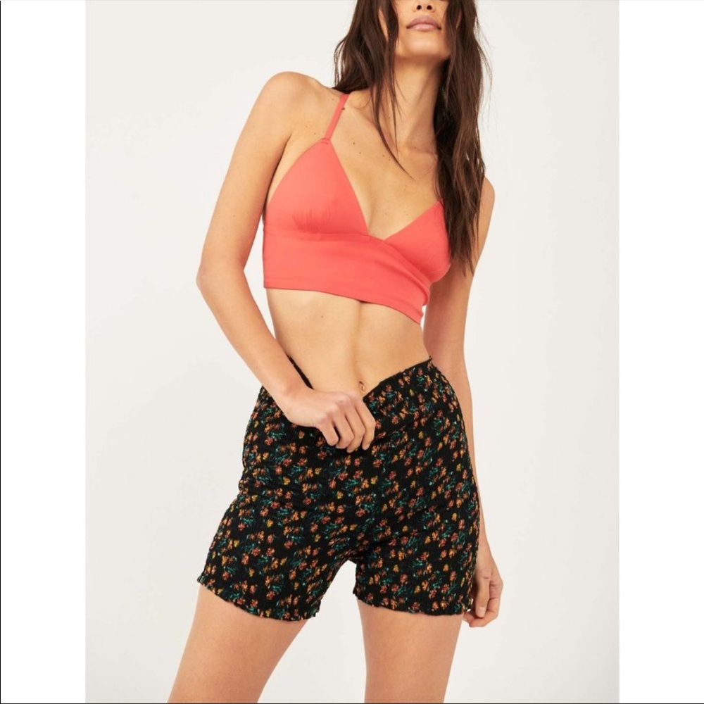 FREE PEOPLE FP One Maia Smocked Shorts